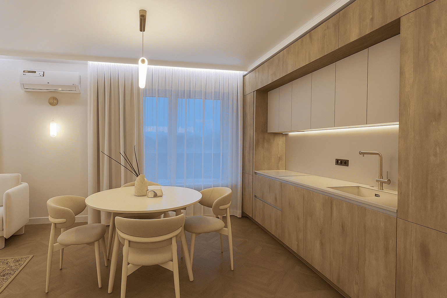 Ремонт квартиры в ЖК Парус.