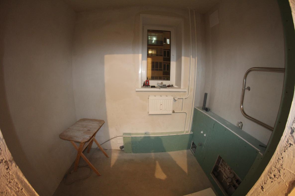 Ремонт в ванной комнате на Холмогорова, 15б