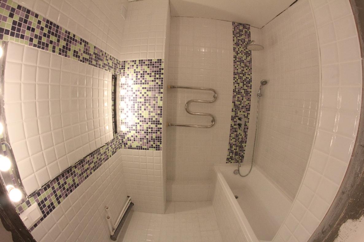 Ремонт в ванной комнате на ул. А. Берша 32