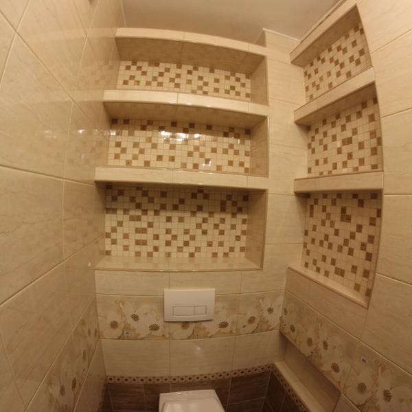Ремонт в туалете на Красногеройской, 109
