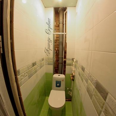 Ремонт туалета в хрущевке на Пушкинской, 264