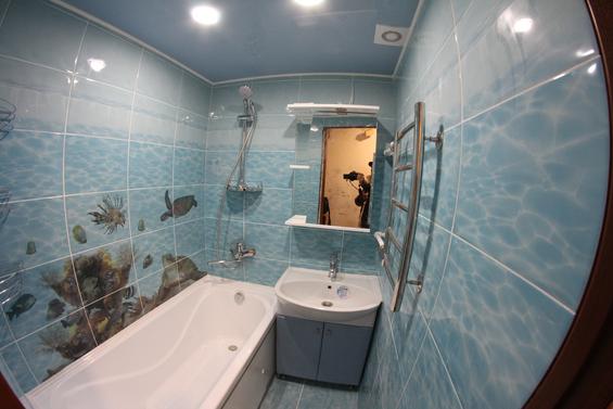 Ремонт в ванной комнате 467 планировки